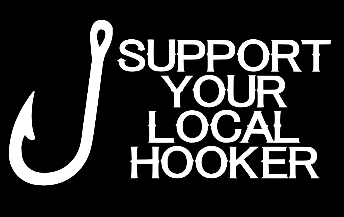 Support Hooker Decal