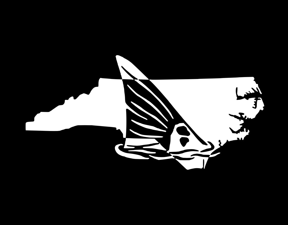 NC State Drum Tail Decal