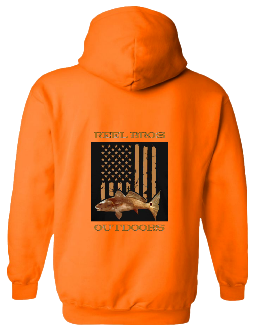 Reel Bro's Redfish Hoodie