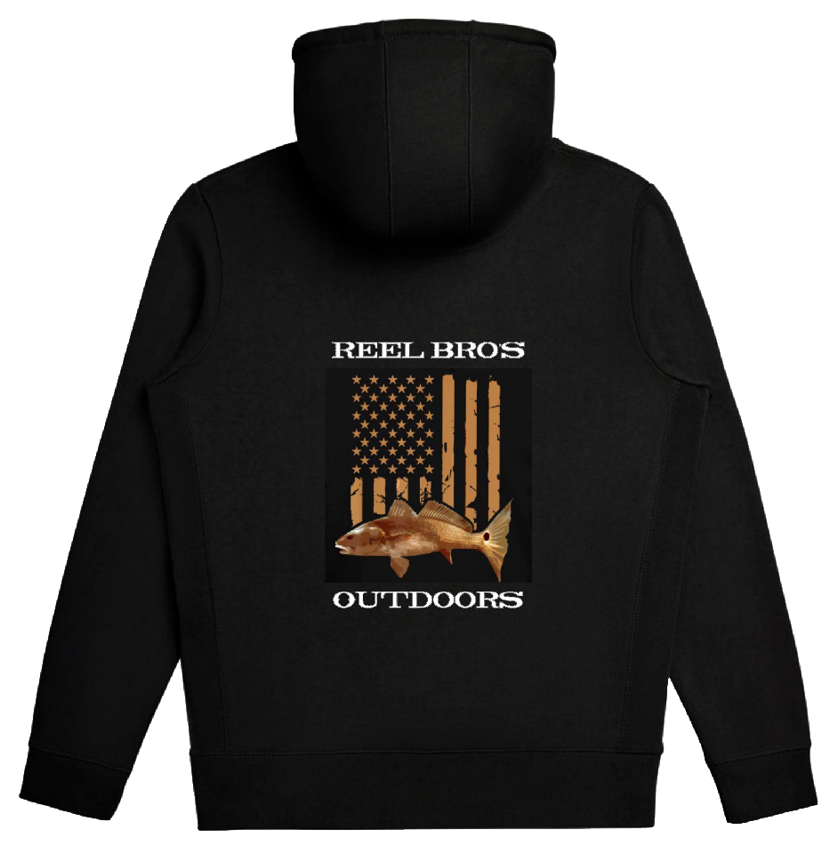 Reel Bro's Redfish Hoodie