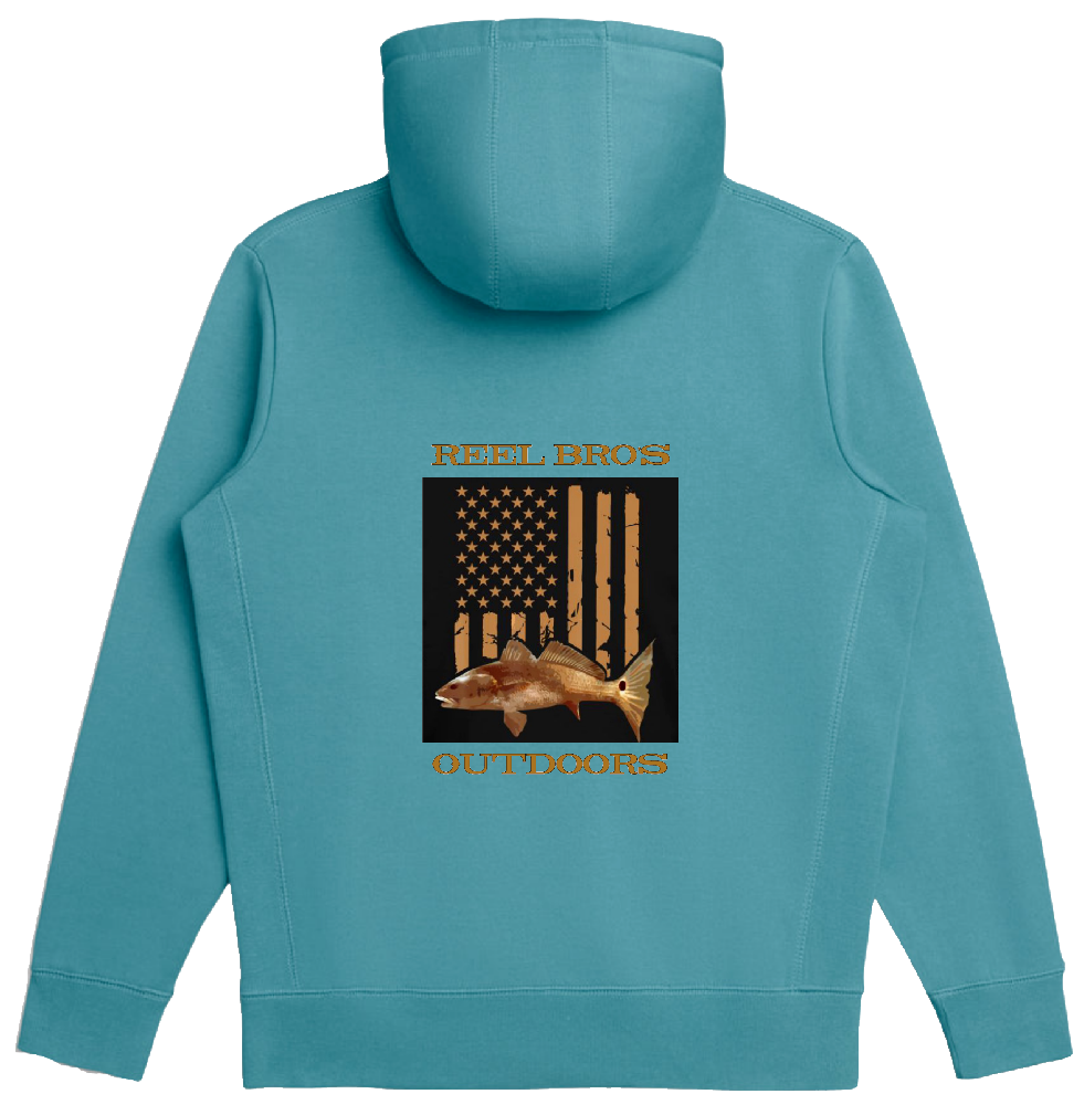 Reel Bro's Redfish Hoodie